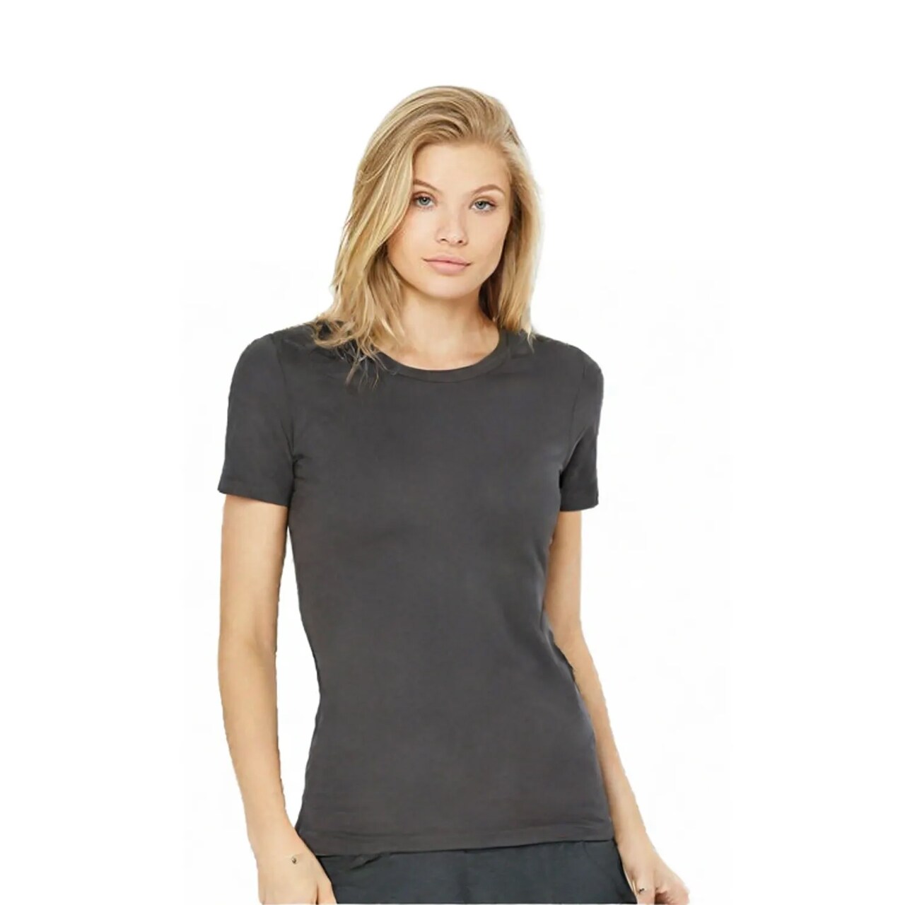 BELLA + CANVAS Women’s Slim Fit Short Sleeve Crewneck Tee – Cotton T-Shirt for Everyday Wear